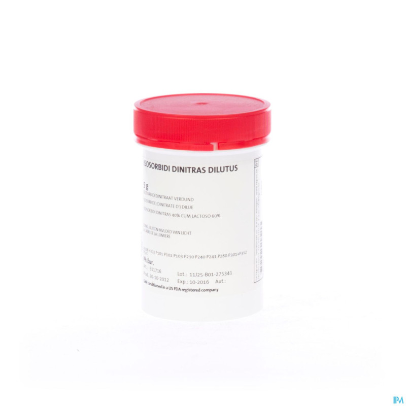 Isosorbide dinitr. pdr 40%   5g fag