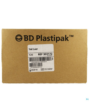 Bd plastipak seringue luer tubercul. 1ml  1 303172