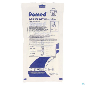 Gants chirurg latex jetable small    2 pontos