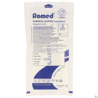 Gants chirurg latex jetable small    2 pontos