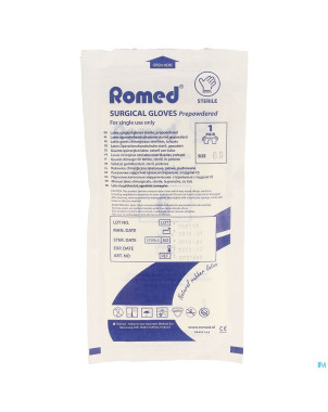Gants chirurg latex jetable small    2 pontos