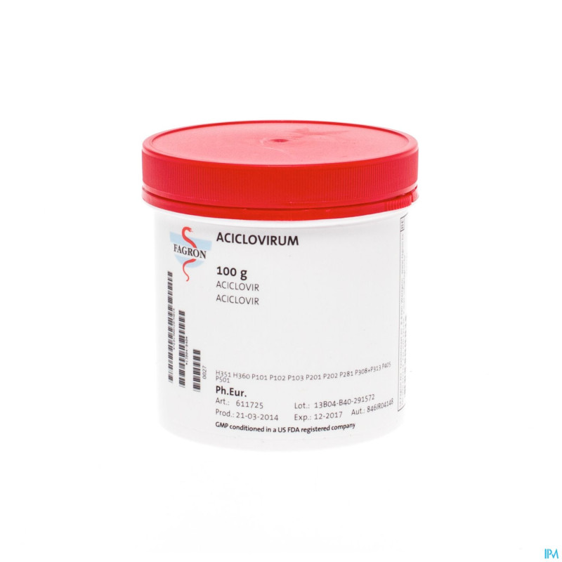 Aciclovir pdr    100g fag