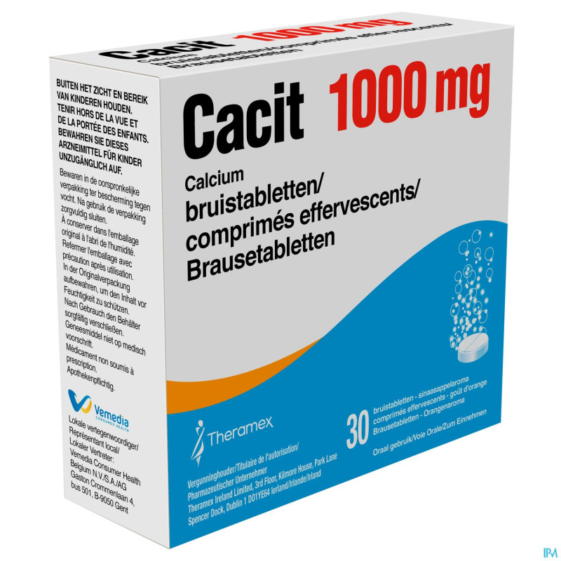 Cacit 1000 tabl efferv.    tube 30x1000mg