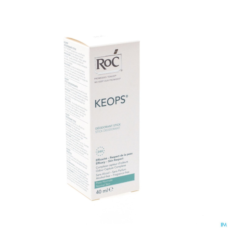 Roc keops deo stick s/alc s/parf pn    40ml