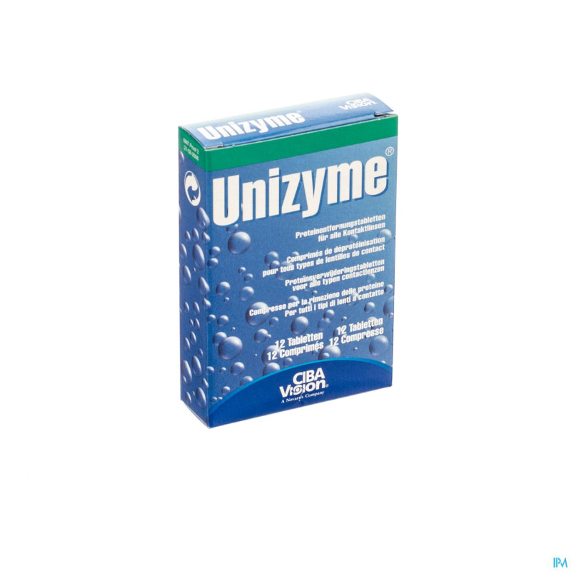 Unizyme comp deproteinisation 12