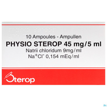 Physio sterop amp inj  10 x 5ml