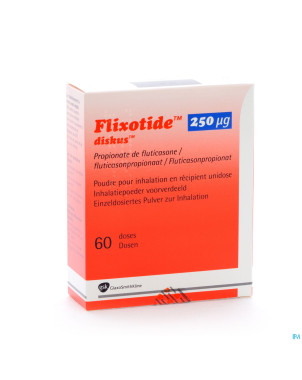 Flixotide 250 diskus pulv inh 60dos