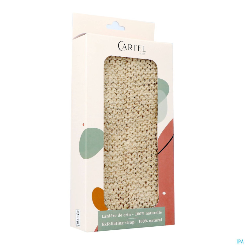 Cartel laniere crin blanc simple    5620