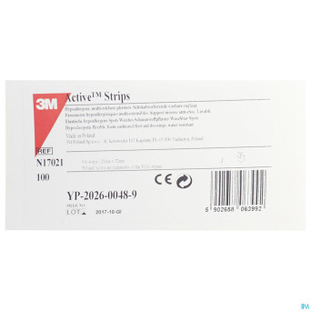 Nexcare 3m active strips    25x 72mm 100 17021