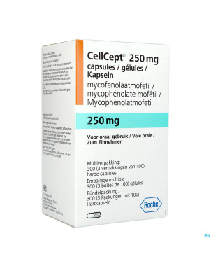 Cellcept 250mg caps 3x100