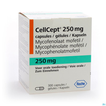 Cellcept 250mg caps 3x100