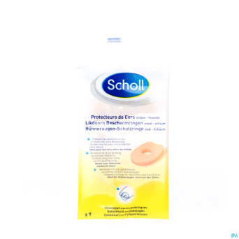 Scholl pharma protecteurs cors dble dens. ovales