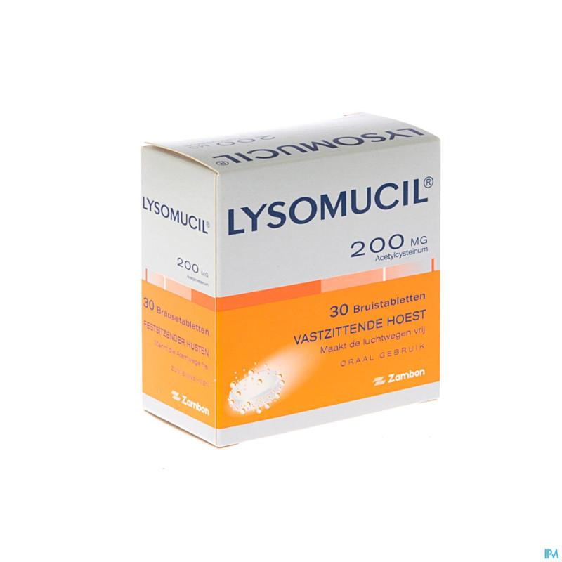 Lysomucil 200 comp eff 30 x 200 mg