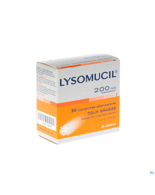 Lysomucil 200 comp eff 30 x 200 mg