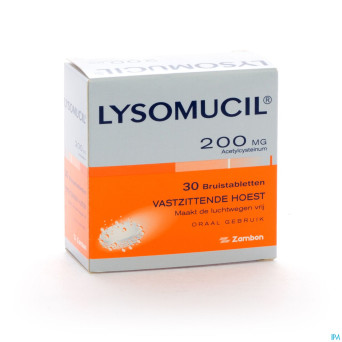 Lysomucil 200 comp eff 30 x 200 mg