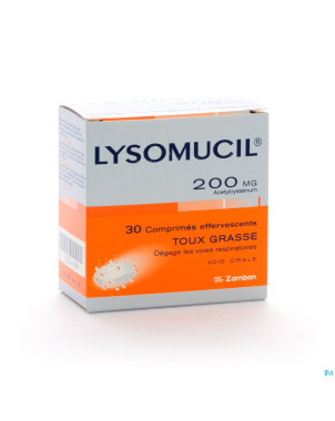 Lysomucil 200 comp eff 30 x 200 mg