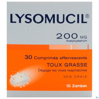 Lysomucil 200 comp eff 30 x 200 mg