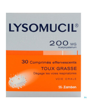 Lysomucil 200 comp eff 30 x 200 mg
