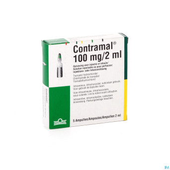 Contramal amp  5 x 100 mg/2 ml