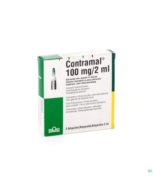 Contramal amp  5 x 100 mg/2 ml