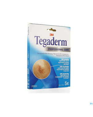 Tegaderm 3m film dressing transp  10x12cm  5 1626p
