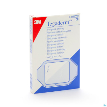 Tegaderm 3m film dressing transp   6x 7cm  5 1624p