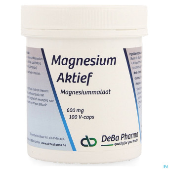 Magnesium actif    caps 100 x 600mg    deba