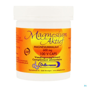 Magnesium actif    caps 100 x 600mg    deba