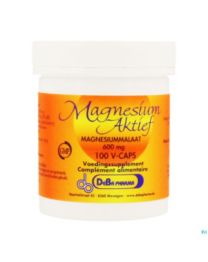 Magnesium actif    caps 100 x 600mg    deba