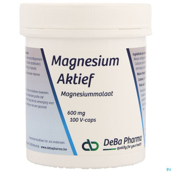 Magnesium actif    caps 100 x 600mg    deba