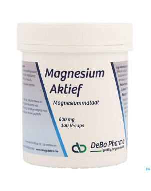 Magnesium actif    caps 100 x 600mg    deba