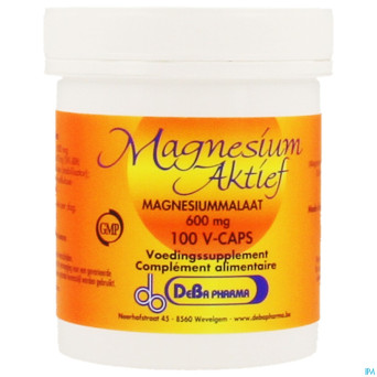 Magnesium actif    caps 100 x 600mg    deba
