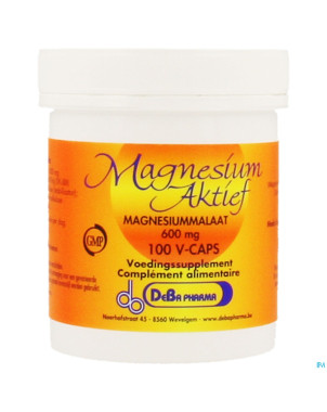 Magnesium actif    caps 100 x 600mg    deba