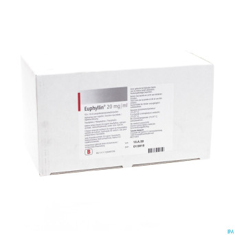 Euphyllin sol inj 20mg/ml amp 50 x 10ml