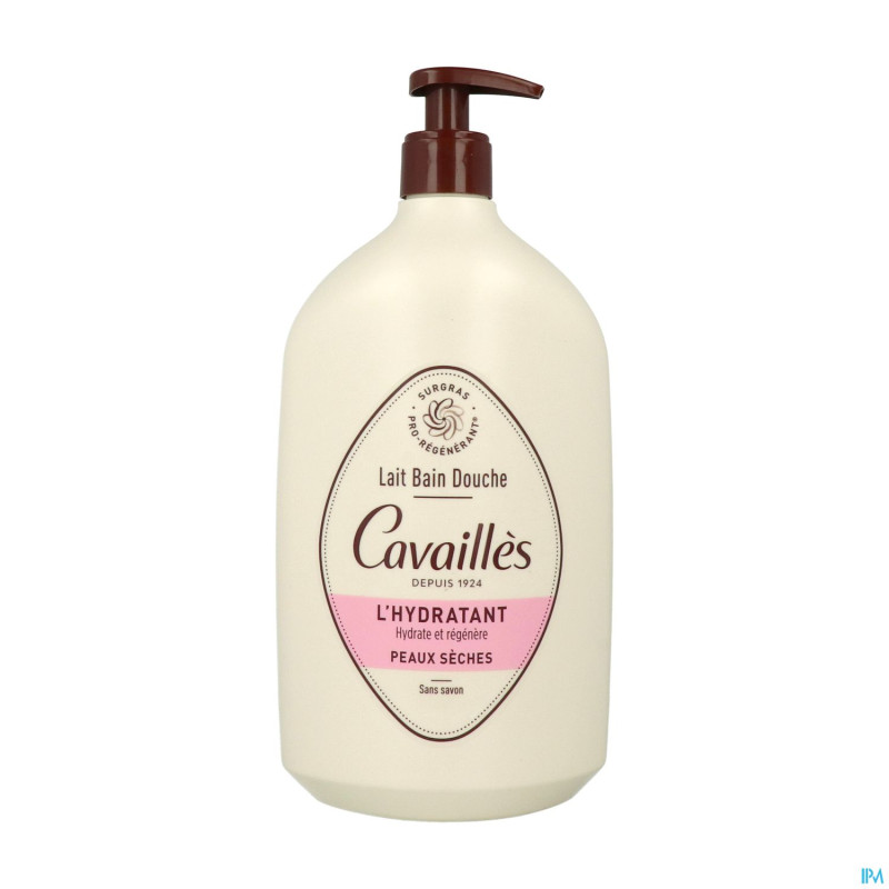 Roge cavailles lait bain-douche peaux seches 2x1l