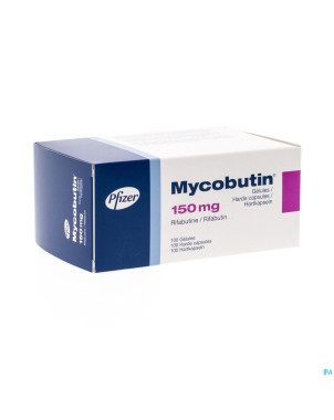 Mycobutin caps 100x150mg