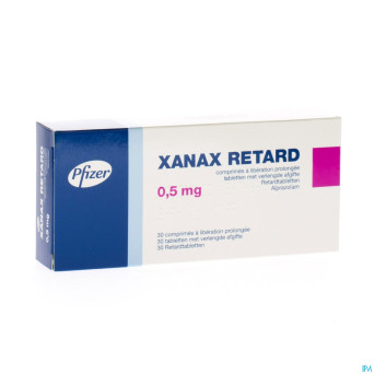 Xanax retard 0,5mg comp 30