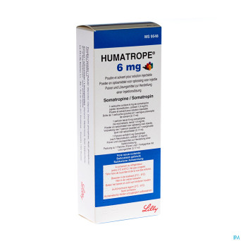 Humatrope  6mg pdr cart.1+3,17ml sol inj ser.pre.1