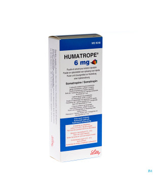 Humatrope  6mg pdr cart.1+3,17ml sol inj ser.pre.1