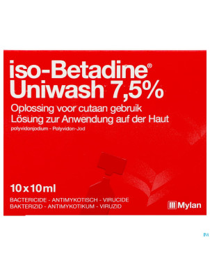 Iso betadine uniwash ud 10flx10ml
