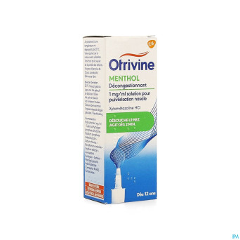 Otrivine menthol microdos 10ml