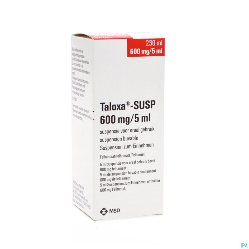 Taloxa sups or 230ml 600mg/5ml
