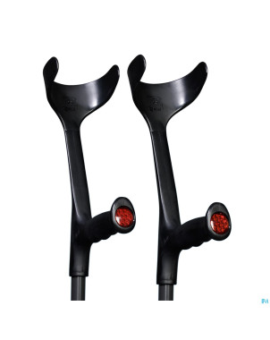 Bota canne-bequille alu noir-graph.