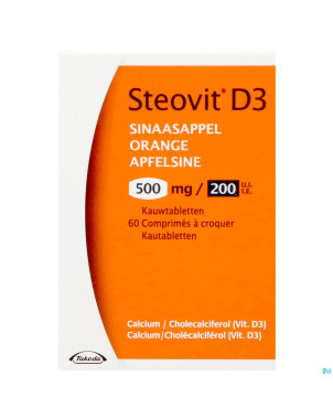 Steovit d3  500mg/200ui comp  60