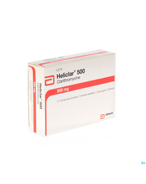 Heliclar 500 comp 21 x 500 mg