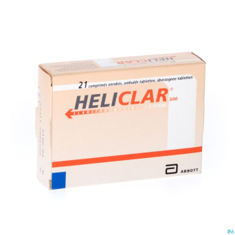 Heliclar 500 comp 21 x 500 mg