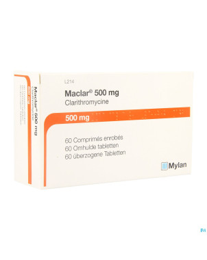 Maclar tabl 60 x 500 mg