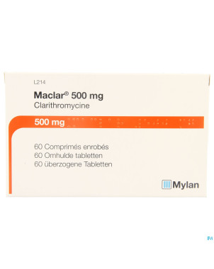 Maclar tabl 60 x 500 mg