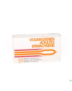 Glycerine suppo ad    10 omega