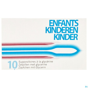 Glycerine suppo inf    10 omega